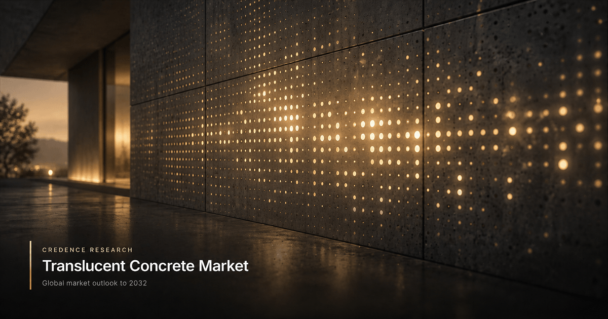 Translucent Concrete Market to Reach USD 86 Million by 2032 at 42% CAGR